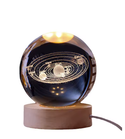 Solar system engraving